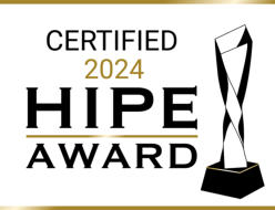 Badge Hipe Award 2024 Zertifikat
